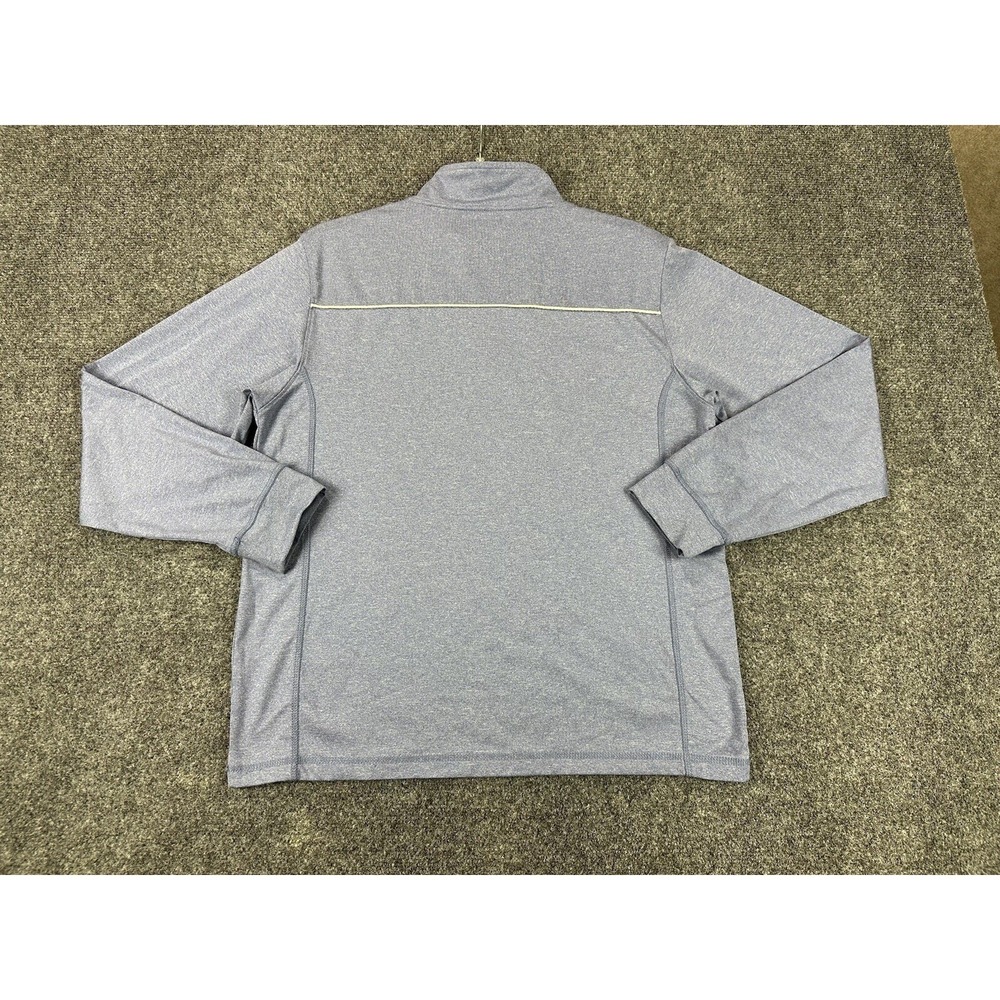 Johnnie O Prep Formance Lammie 1/4 Zip Pullover Shirt Size 16 Blue Lightweight - Picture 6 of 9